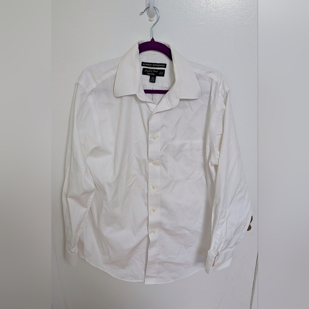 Joseph & Feiss Classic White Dress Shirt